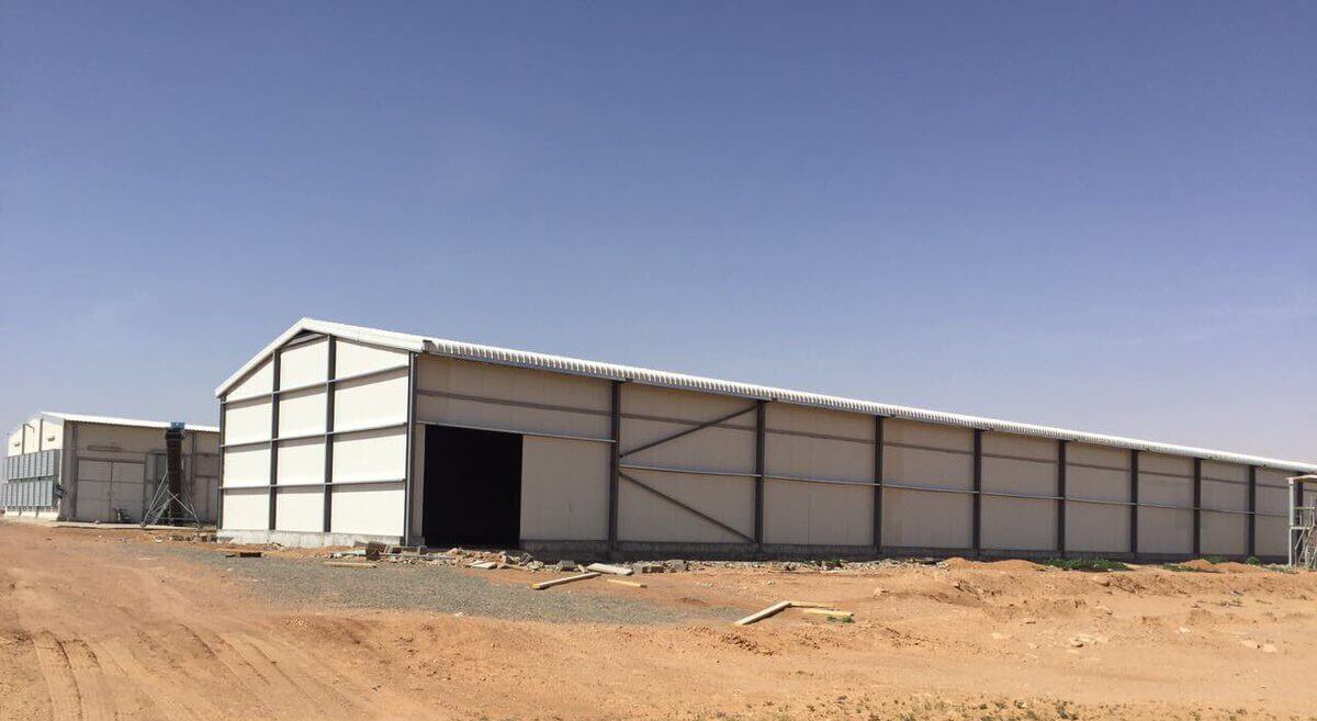 تركيب هناجر ومستودعات