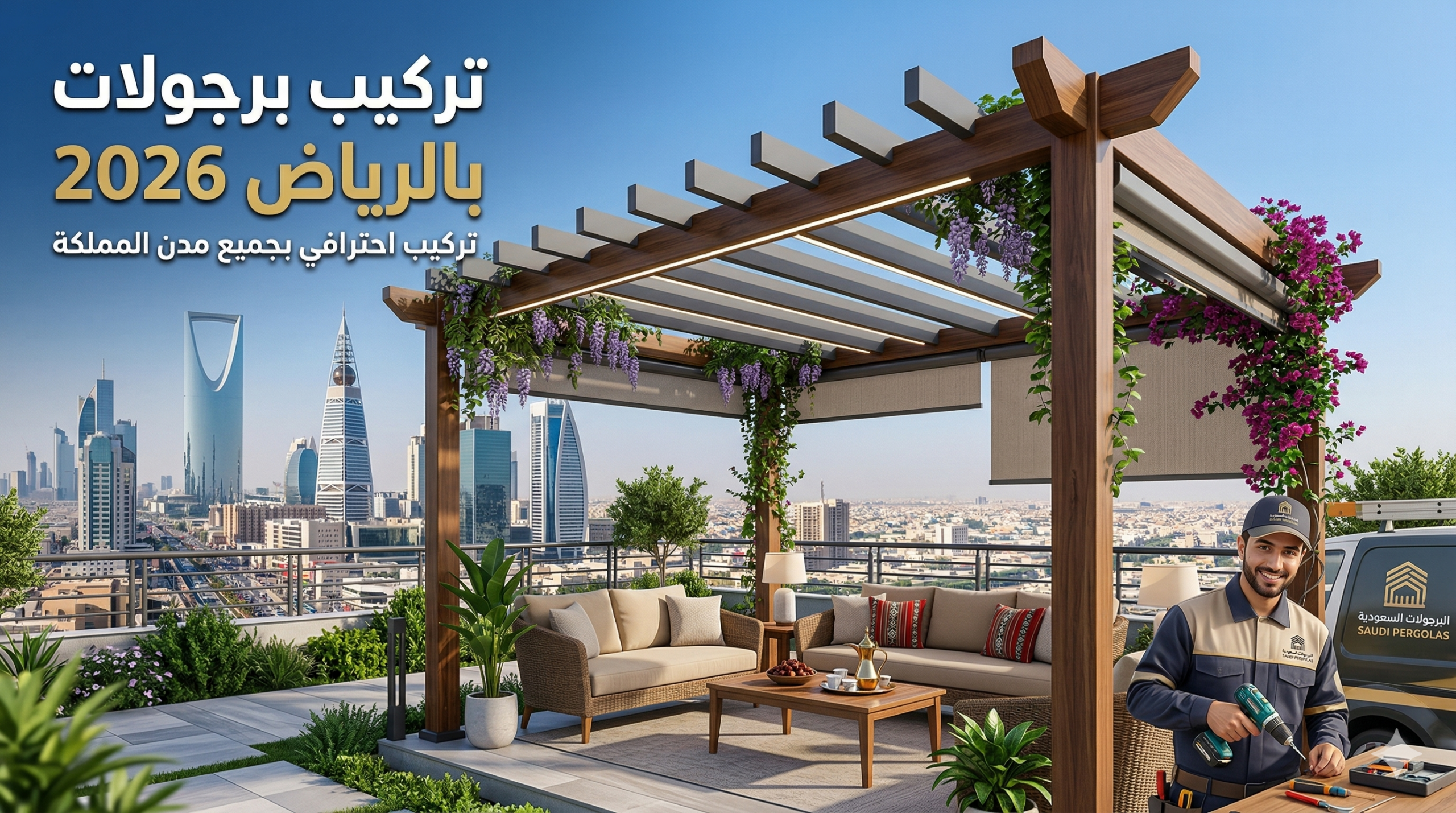  تركيب برجولات بالرياض 